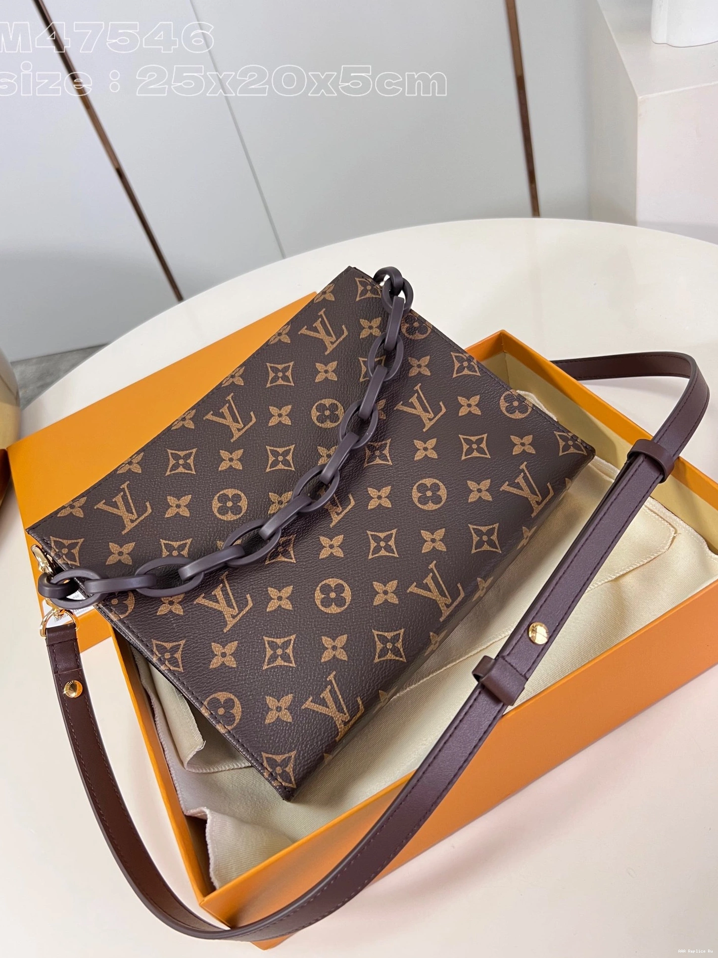 AAA Replica Ru VUITTON Toiletry Monogram Pouch-25*20*5.5CM LOUIS 0807